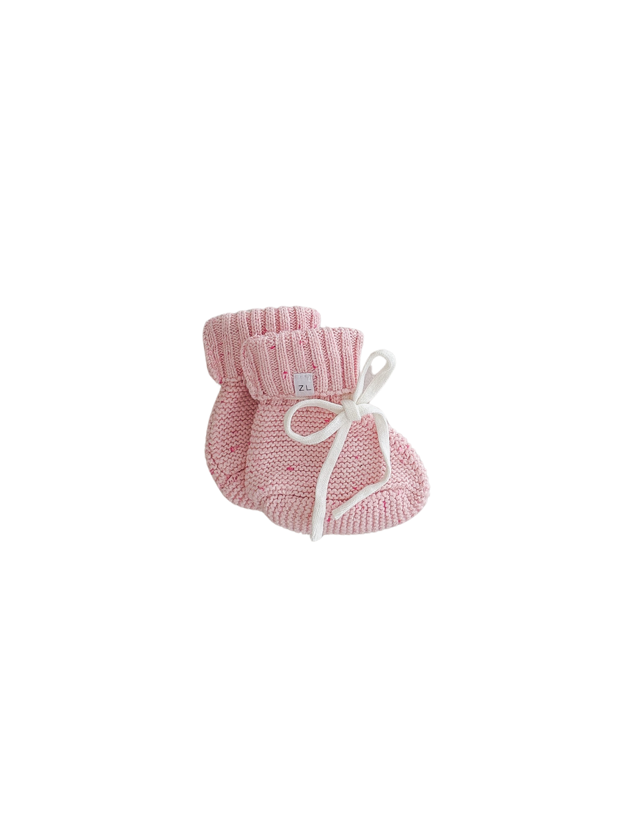 Babyfinken Strickboots Berry