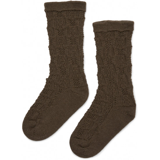 Socken Merino dunkelgrün