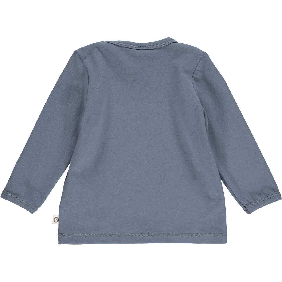 Langarmshirt Dusty Blue