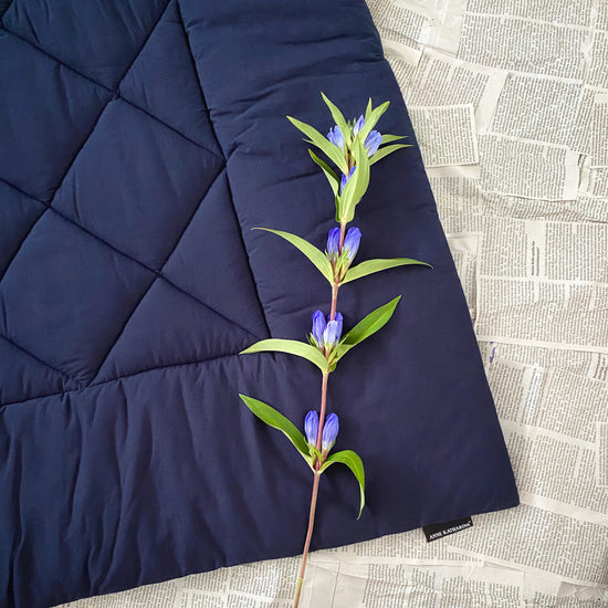 Krabbeldecke Blau 120x120