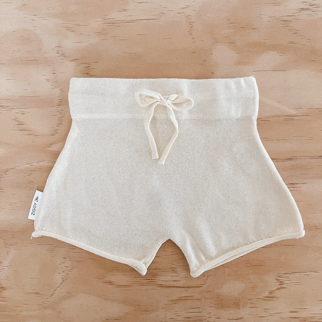 Strickshorts Sommer Cream 1-4 Jahre