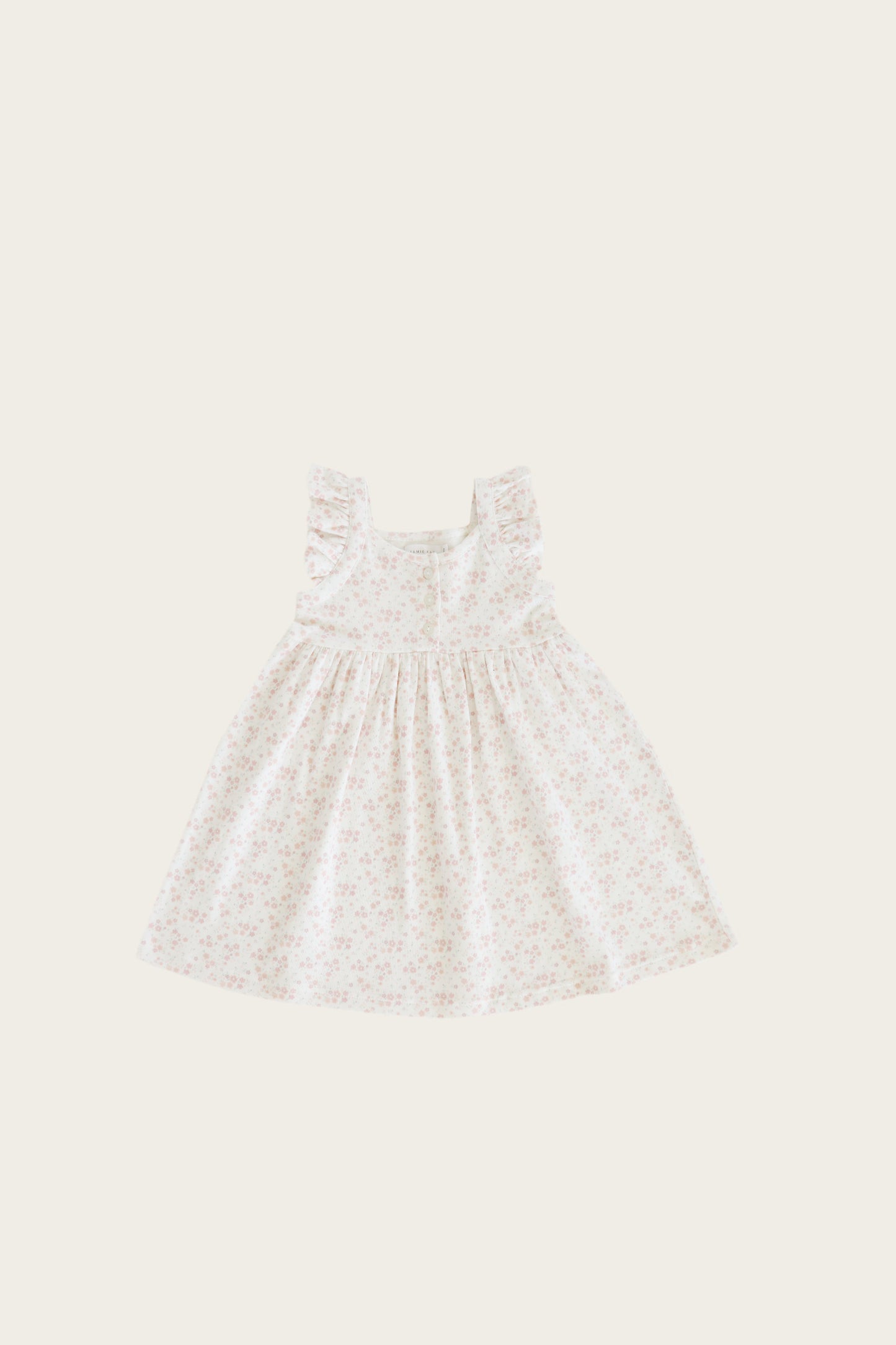 Kleid Blumen mit Rüschchen 6-12 Monate