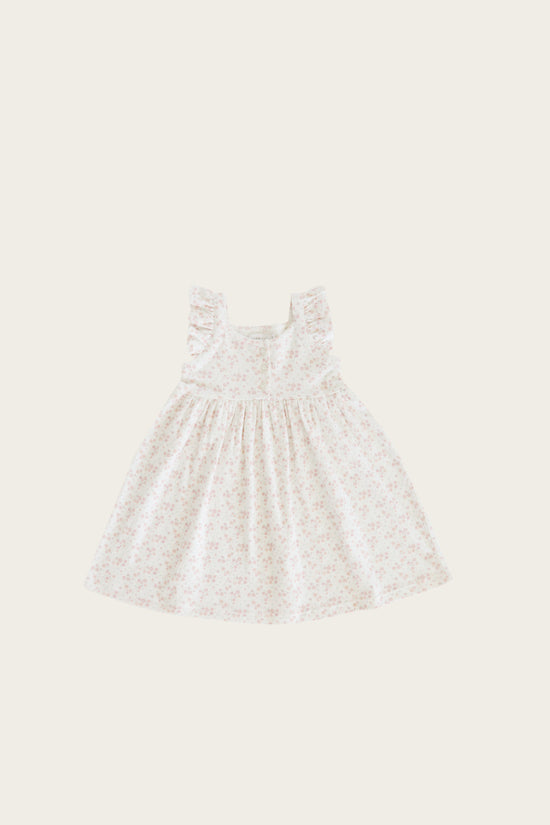 Kleid Blumen mit Rüschchen 6-12 Monate