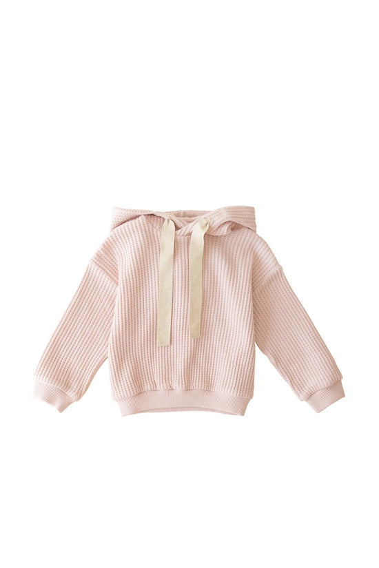 Hoodie "Waffle Rib" 6-12Monate