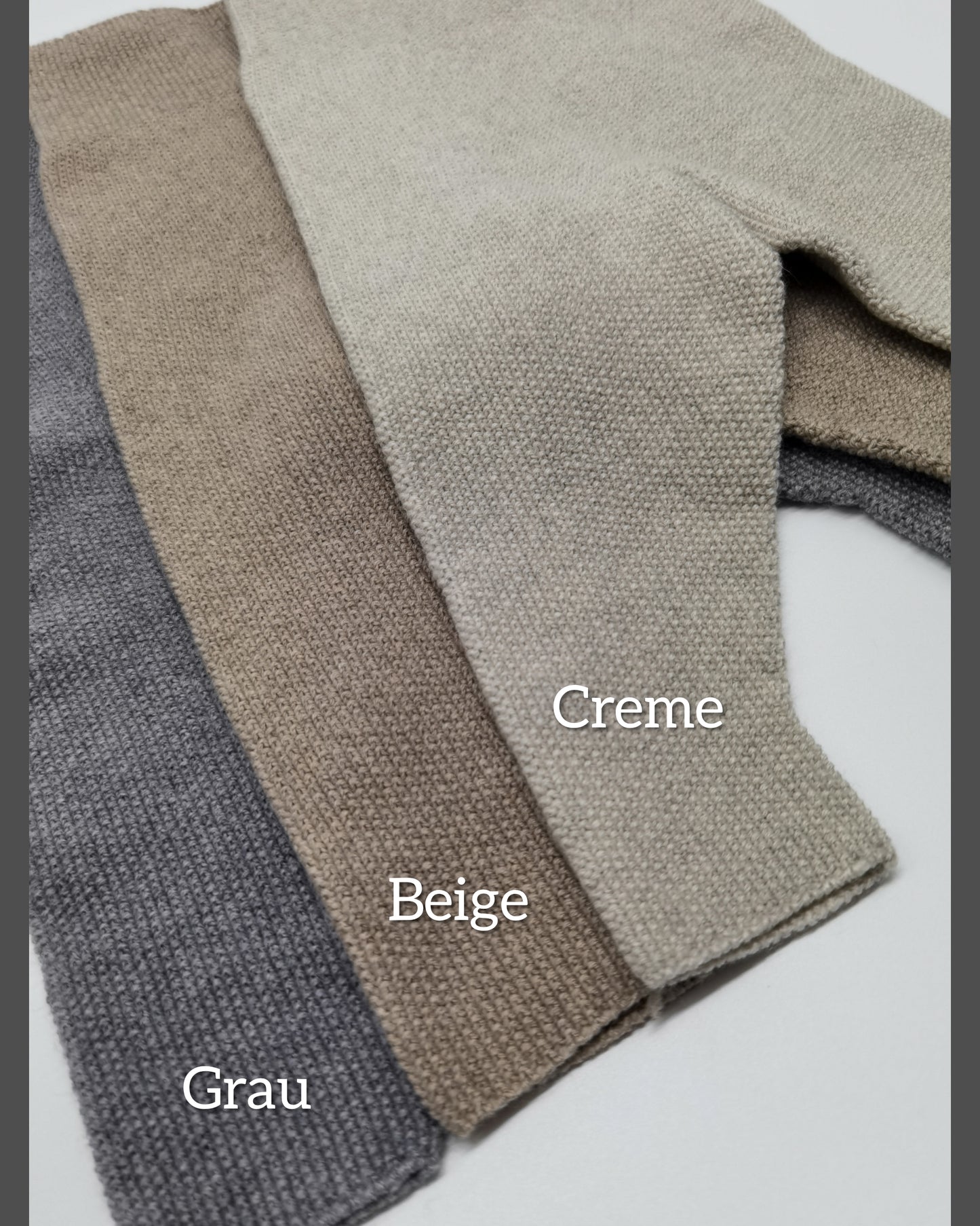 Mitwachsende Hose Merino BEIGE Grösse 0-3 Monate