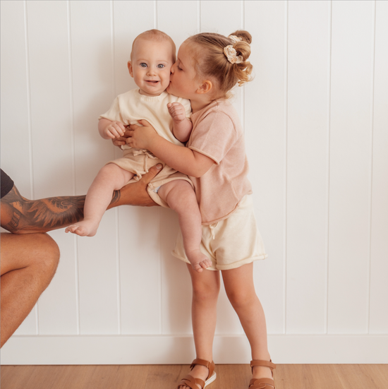 Strickshorts Sommer Cream 1-4 Jahre