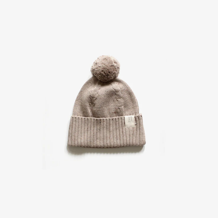 Beanie Mütze Strick Almond